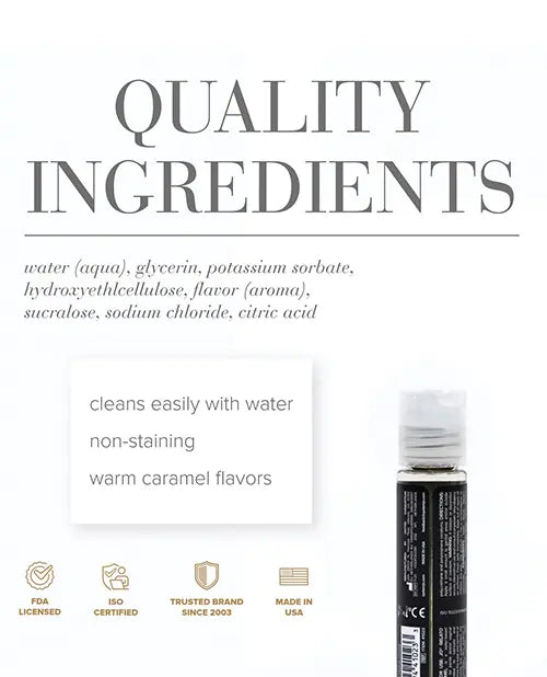 Jo Waterbased Flavored Lubricant - Salted Caramel
